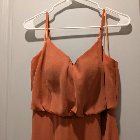 Birdy Grey Gwennie Terracotta Bridesmaid Dress - Picture 2 of 4